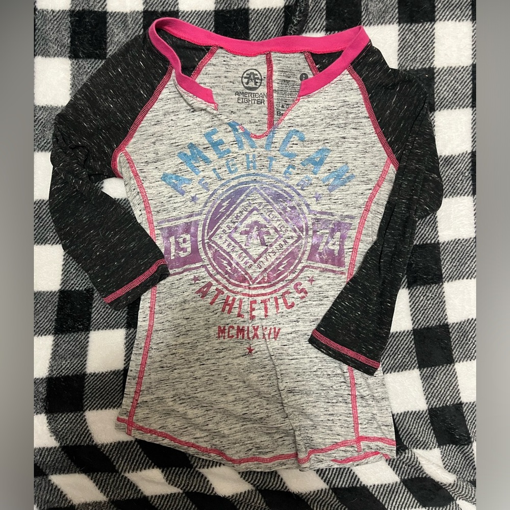 Sold American Fighter 3/4 sleeve top